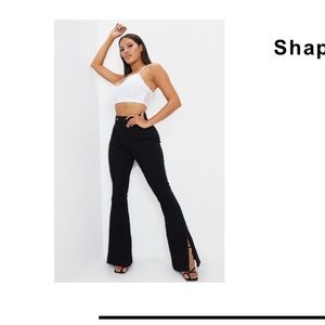 Womens black flare jeans size US4 euro8